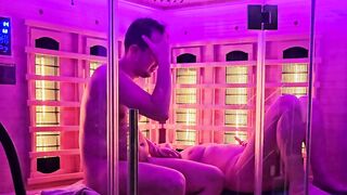 Sauna Oral pleasure with my Hawt mother I'd like to fuck