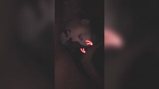 Sucking dad’s rod whilst this chab plays games