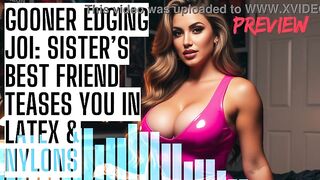 Gooner Edging JOI: Sister’s Most excellent Ally Teases U in Latex & Stockings ASMR HFO JOI Erotic Audio 4 Chaps