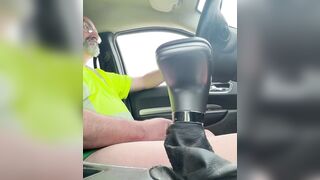 Masturbating going throughout a drive-thru