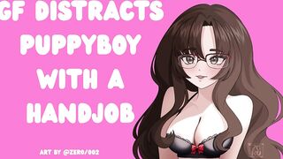 Girlfriend Distracts Puppyboy During the time that This chab Reads (Audio Porn)