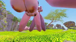 Lesbo sex fisting and scissoring - CG Porn