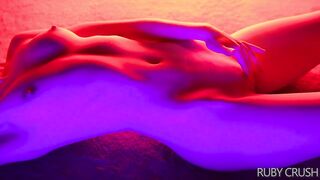 Hawt gal with sixpack abs gets drilled hard with a sex tool - Ruby Crush