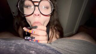 Nerdy baddie mouths it all!!!!!