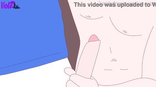2D Homosexual toon porn 1 oral job masturbated and drilled