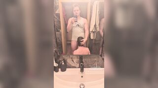Regular deepthroat for my bf XL hung cum in throat