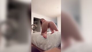 Yourgirlange's unruly joy fuses squirt and raw mouth hunger