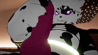 Cute Puppy Fur Milks Himself For U Afresh :three (VRChat Fur)