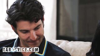 Porn Junkie Ebony Chick Drilled by Her Pervy Roommate