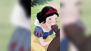 Snow White concupiscent cutie screwed BBC - AI GENERATED