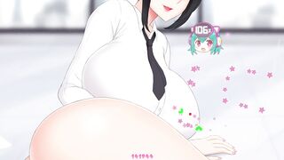 Desnudando a 4 chicas atractivas (Oppai Muse) #two
