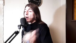 DOVAH IN HIS PRIME SINGING A BRING ME THE HORIZON SONG!