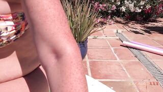 Aunt Judy's XXX - Rencounter Hawt Older mother I'd like to fuck Maggie Moon at the Hotel Pool (POV)
