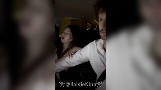 Dad Fingers Babygirl to Huge Squirting Climax on Freeway - Risky Car Play After Date, Soaking Moist Snatch During the time that Driving!