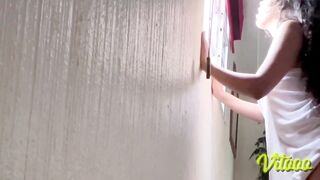 I take my girlfriend to a hotel for sex - Afternoon of sex - this babe has a precious body