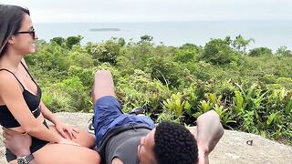 OUTDOOR SEX - HAVING SEX AROUND IN FLORIPA (Complete in Sheer and Red)