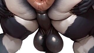 Yiff homosexual boyz with large asses in hardcore anal. CG homo manga animation.