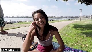 Teen Vienna Ebony POV banging