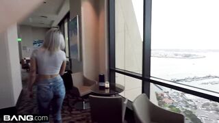 Tattooed teen Aspen Ora likes a thick weenie in her throat