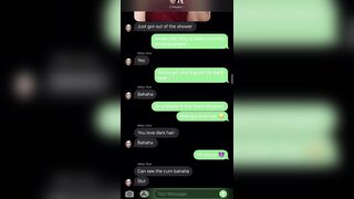 Wife and Her Sister Sext Me Jointly And Make Me Cum