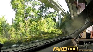 FakeTaxi Youthful Euro beauty permeated by biggest knob below bridge in public
