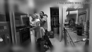 This bastard screwed the cleaning lady, but it was all caught on camera