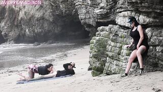 Playing with myself watching HAWT pair BANG on the Beach