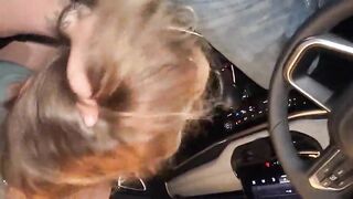 Floozy Wife Thanks Driver with Oral job Then Implores to Climax