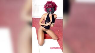 ⭐️Recent Stripper Brownskingirl trying fresh skills with disrobe tease ????????????