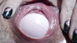Excellent cunt coltrol .HD Ball play
