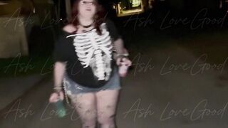 big beautiful woman Rock Bitch Despairing Public Pissing - Blair Barks