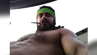 Visionary Jerk-Off Poppin his little Mary Poppins on the rooftop pls like and comment