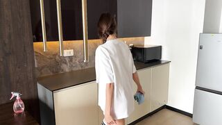 Do u mind if I do the cleaning at your place?
