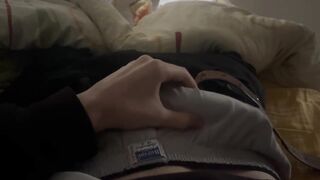 Solo boy masturbation in the daybed (short version)