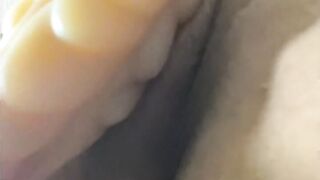 Stretching myself GIANT THICK DILDOS FTM TRANS CUNT