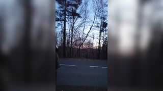 Amateur Night Exhibitionist - Caught Stroking by Evening Jogger