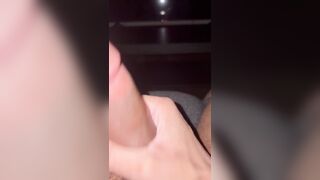 Dad jerks his large brown dong all alone toronto