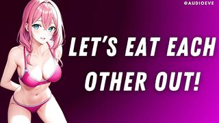 [F4F] U're Greater amount Than A Snack - wlw Switchy Blow job ASMR Audio Roleplay