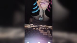 playing with my boobs leads to cummies