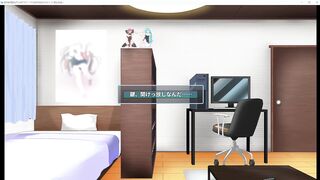 【おなクラ メイドライフ～クラスのギャルメイドとリゾートご奉仕性活～(体験版)実況】巨乳メイドにエロいことするlive2DSLGエロゲー