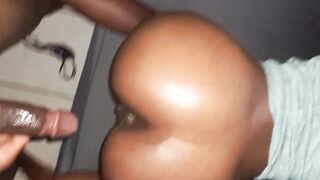 Black Tiny Teen Has Her first Anal Sex, Butt To Snatch.