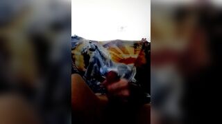 Trans girl!! Solo tranny w/blue sex toy ~^.^~