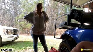Roadside - Our Mechanic Got Fortunate With A Breasty Golden-haired Playgirl Bailey Brooke