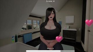 Hawt Large Titty Alt oral CG animation - Mansion Days part 5