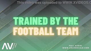 Football team muscle worship team fuck [M4M Homo Audio Story]