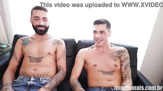 A homo pair debuting in porn!