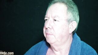 Outstanding teen amateur getting cunt drilled by grumpy grand-daddy