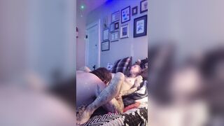 Eating cunt then blowing my load on my wife