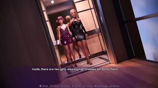 The Wrong Room Floor : Violet Discovered Delphi's Strap on the Grround - Secret Sex Beneath The Office Table