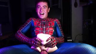 COLLEGE HUNK CREAMS INTO PLASTIC VAGINA B4 HALLOWEEN PARTY